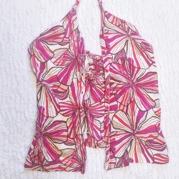 Tropical Halter Top - Picture 3 of 9